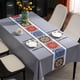 thumbnail image 4 of Mantel de PVC resistente a altas temperaturas al por mayor, impermeable, resistente al aceite y a las quemaduras, mantel rectangular para mesa de té, 4 of 5