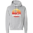 thumbnail image 2 of Inktastic Maui Hawaii Retro Sunset Adult Hoodie Sweatshirt, 2 of 4