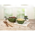 thumbnail image 6 of Fitz and Floyd Sicily Green Serving Bowls (Set of 2), 6 of 11