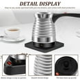 thumbnail image 5 of Ikoopy Turkish Coffee Maker Stainless Steel Turkish Coffee Pot with Foldable Handle 500ml Large Capacity Electric Turkish Coffee Maker for Home Traveling, 5 of 11
