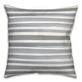 thumbnail image 2 of Creative Products Blue and White Watercolor Stripe 18 x 18 Spun Poly Pillow, 2 of 3