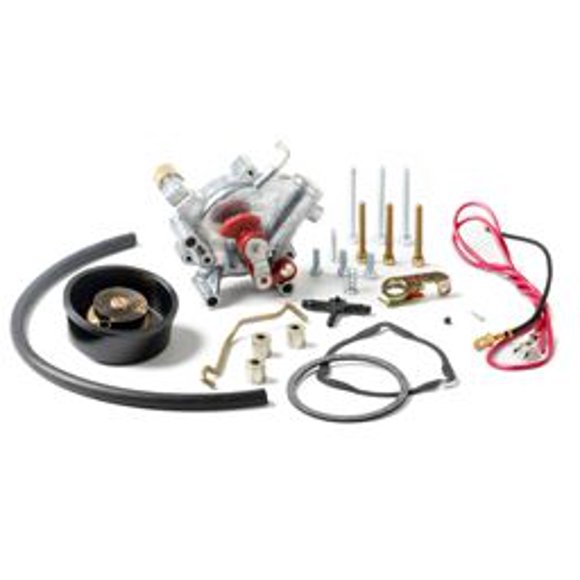 Holley Kit de Conversion 45-224S d'Air Chaud/étrangleur Manuel vers Étrangleur Automatique/électrique; pour Utilisation avec les Carburateurs avec Source de Vide Externe