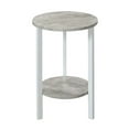 thumbnail image 4 of Convenience Concepts Graystone 24"" Plant Stand in Gray Faux Marble Wood Finish, 4 of 6