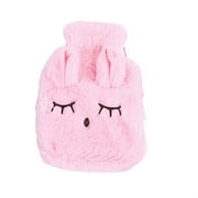 Warm Cosy Soft Hot Water With Bottle For Adults Kids Cover Fur Faux Fluffy Plush