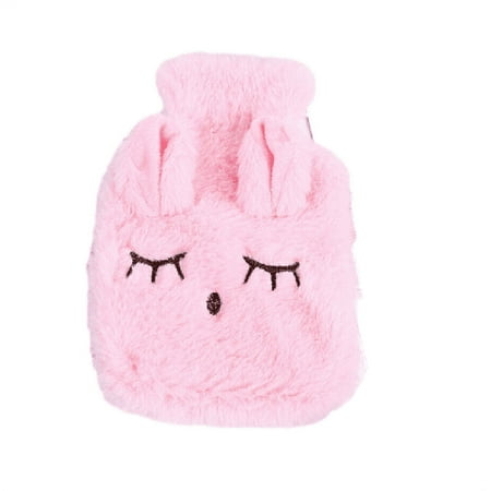 Warm Cosy Soft Hot Water With Bottle For Adults Kids Cover Fur Faux Fluffy Plush