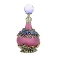 thumbnail image 1 of Botella de perfume, frasco dispensador de perfume, botella vacía portátil clásica multiusos a prueba de fugas, perfume para mujeres, niñas y mujeres rosa, 1 of 8