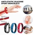 thumbnail image 1 of Far Infrared Negative Ion Wristband Anti-static Silicone Sports Bracelet, 1 of 5