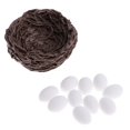 thumbnail image 3 of de de Resina en Miniatura de 1:12 con Decoración de Huevos Hugo Dollhouse Duck Nest con huevos, 3 of 6