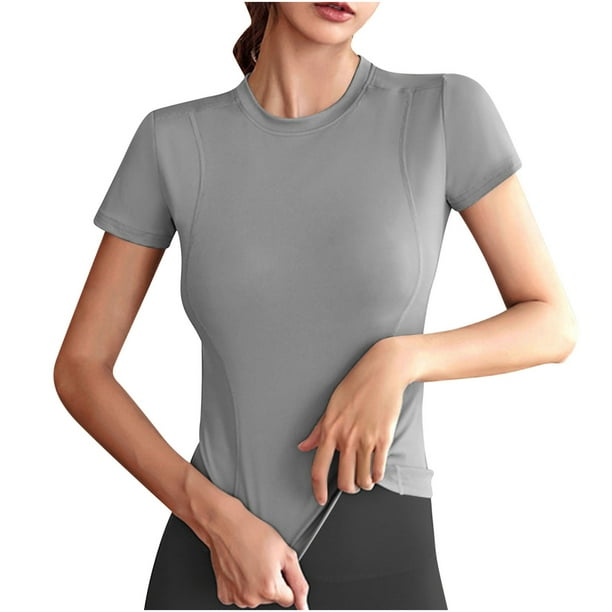 mfyjkho Tops Bohemios Para Mujer, Camiseta Informal Sin Mangas Con Cuello Redondo De Color Liso Para Mujer De Verano Tops Para Hacer Ejercicio Para Mujer Xxxl