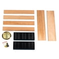 thumbnail image 4 of Chancellor Beveled Glass Cigar Humidor - High Gloss Mahogany Finish - Capacity: 300, 4 of 6