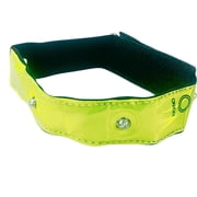 BRITEGUARD 4-LED Lighted Bicycle Reflector Strap Band Enhanced Night-Time Safety Accessory Easy Strap-On Design Flashing Red Lights for High Visibility Ideal For Cyclists, Joggers & More