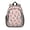 Husky and Floral, variant on Cavalier King Charles Spaniel and Floral Backpack for School, Cute School Bag with Adjustable Shoulder Straps and Padded Back, 15"x11.42"x5.5"