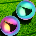 thumbnail image 1 of HAMPPLIES 2 Pcs Globe en Métal en Acier Inoxydable Coloré Rond Article Décoratif, 1 of 8