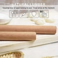 thumbnail image 5 of Beech Wood Rolling Pin for Fondant and Pizza - Premium Pastry Tool, 5 of 5