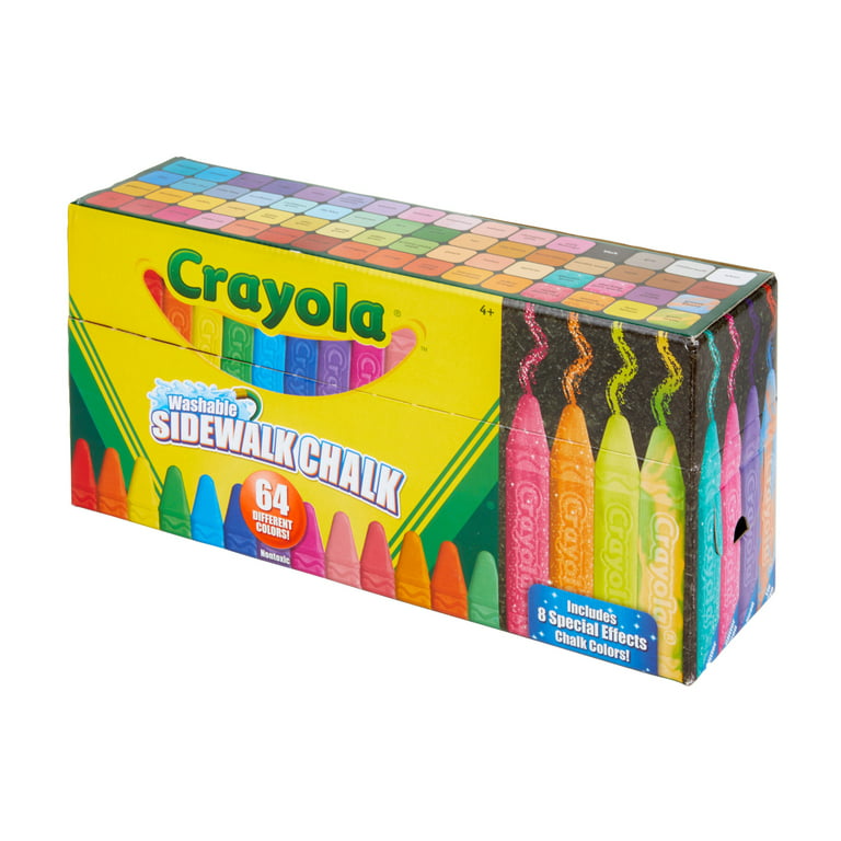 Crayola 12 White and 12 Colour Anti Dust Chalk - Quality you can