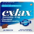 thumbnail image 2 of Ex-lax Regular Strength Chocolated, 24-Count Boxes (Pack of 3), 2 of 2