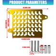 thumbnail image 3 of Motorcycle Water Tanks Radiator Grille Guard Cover for 150 Radiator Protections Grille Cover Motorbike Accessories, 3 of 9
