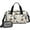Football Equipment Checkered, variant on Women Men Gym Bag,Football Helmets with Bows Pattern Small Duffle Bag Spend the Night Bags for Women with Shoes Compartment Washbag,Detachable Shoulder Strap,19.7x8.3x11 Inches
