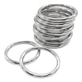 thumbnail image 1 of Metal Macrame Rings 2 Inch for Macrame Plant Hangers Macrame Kit 10 Pack Metal O Rings Buckle for Macrame Craft Ring, 1 of 7