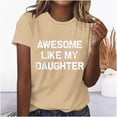 thumbnail image 4 of Tops Cortos para Mujeres Casual de Moda Impreso Cuello Redondo, Camiseta de Manga Corta para el Uso Diario, Fiesta Y Cómodo, 4 of 4