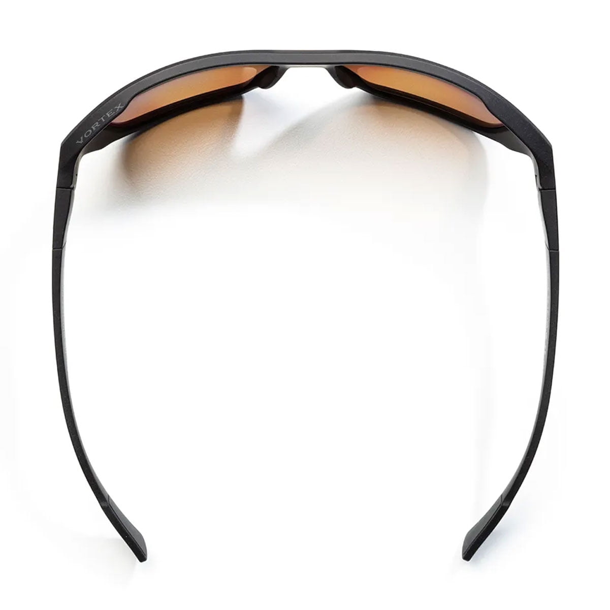 VORTEX Adult Male Jackal Black/Amber Gold Mirror Sunglasses (EJA-BKA-GL)