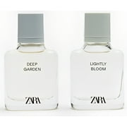 Zara Lightly Bloom + Deep Garden Perfume for Women EDP Eau De Parfum 2x 30 ML (1.0 FL. OZ)
