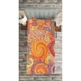 thumbnail image 3 of Ambesonne Abstract Quilted Bedspread Set 2 Pcs, Grunge Sun Boho, Twin Size, Multicolor, 3 of 3