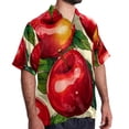 thumbnail image 2 of Fruit Men's Short Sleeve Beach Shirts, Casual Printed Button Down Summer Shirts for Men and Women, 2 of 6