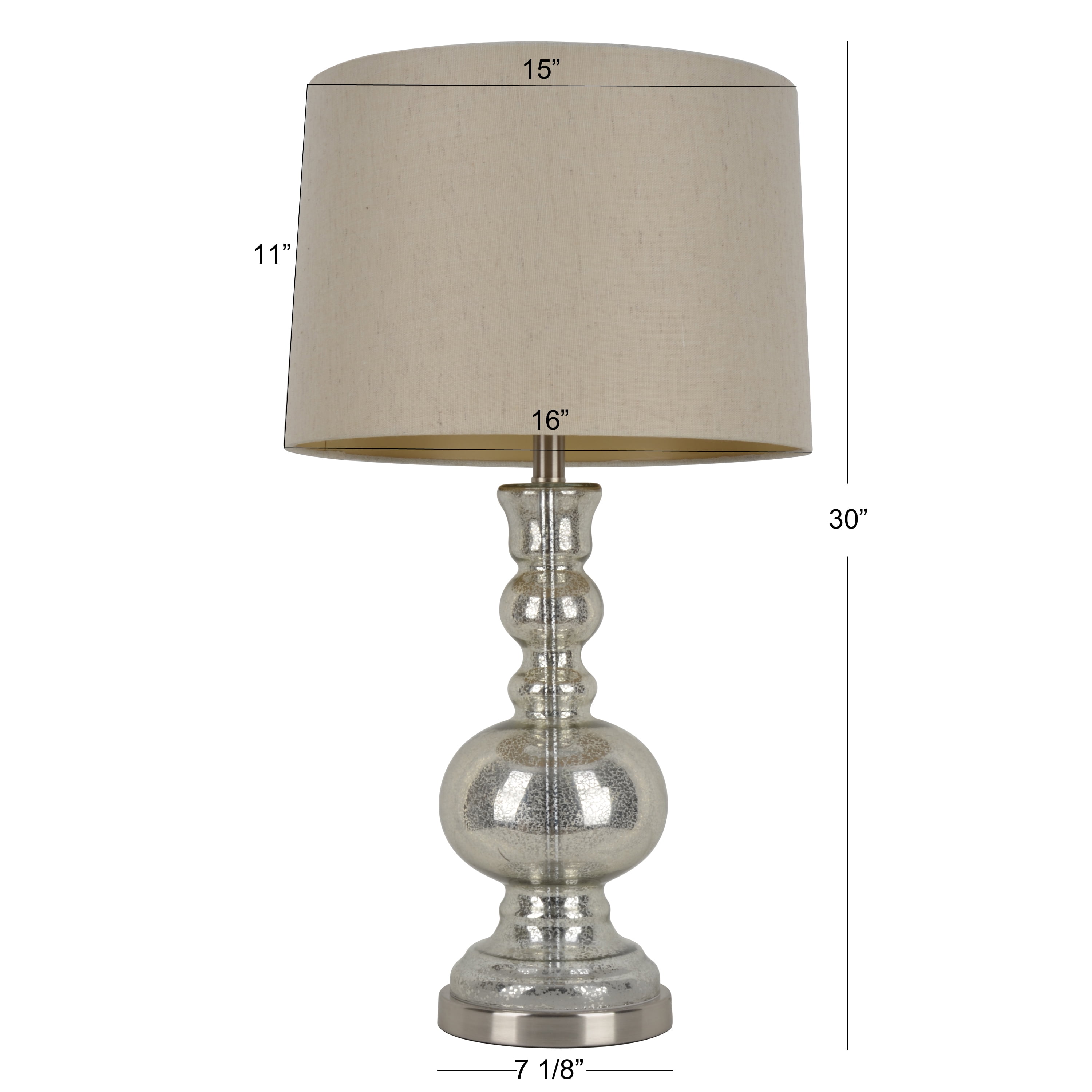 mercury glass table lamps