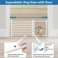 thumbnail image 4 of Puerta interior para perros Malier, 26 — 41 cm, extra ancha, completamente metálica, con puerta, 4 of 6