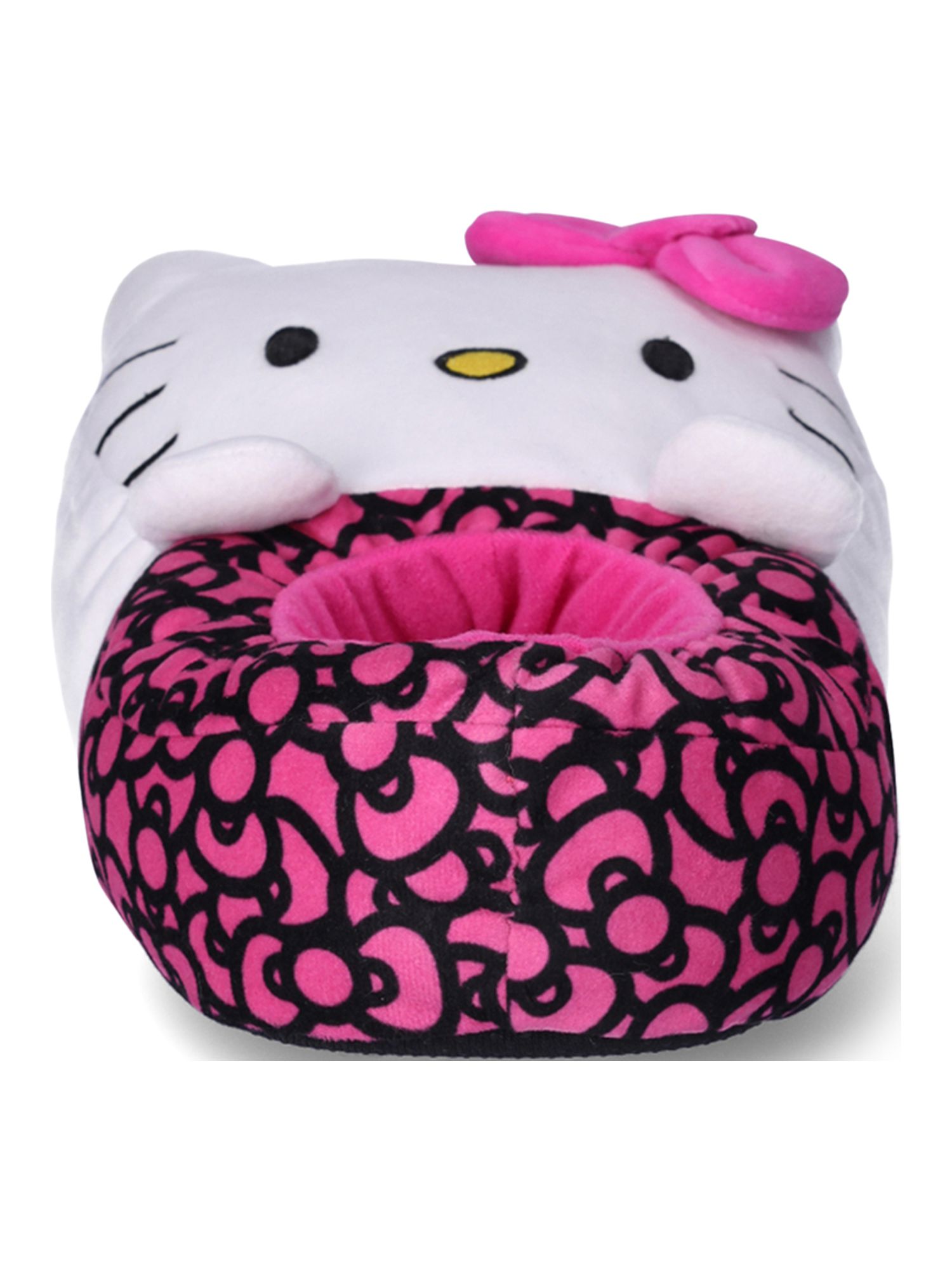 Hello Kitty Women's 3D Character Plush Velour Slippers
