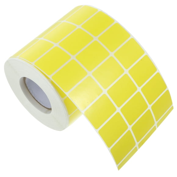 LOLIPPYY Self Adhesive Yellow Shipping Labels for Document Marking and Color Coding