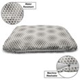 thumbnail image 3 of Grid Pet Bed, Geometric Triangles Lattice Pattern Abstract Monochrome Simple Tile Ornament, Chew Resistant Pad for Dogs and Cats Cushion with Removable Cover, 24" x 39", Black and Cream, by Ambesonne, 3 of 4