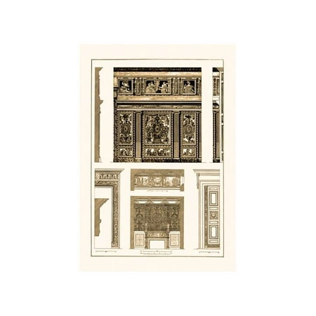 Buyenlarge Decoration - Wall Paintings And Decoration of The Renaissance Print (Unframed Paper Print 20x30)