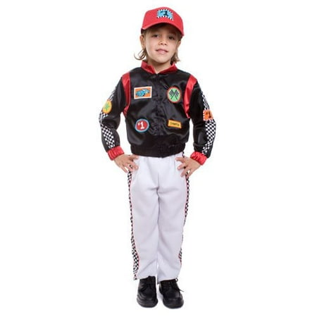 Dress Up America  Boy's 3-piece Race Car Driver Costume