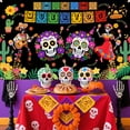 thumbnail image 4 of Telón de fondo Season's Friends Day of The Dead, 180 x 110 cm, poliéster, 4 of 6