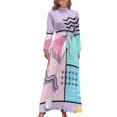 thumbnail image 2 of Vestido largo de fiesta de Memphis, vestido de dama de honor, vestidos de mujer, vestido sexy de verano 2024 para mujer, 2 of 5