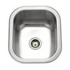 Houzer CS-1307-1 Undermount Small Bar/Prep Sink 12-1/2" x 14-3/8" Stainless Steel Undermount Bar/Prep Sink