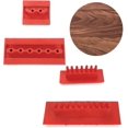 thumbnail image 3 of 4 piezas de herramientas de grano de madera, rodillos de pintura de grano de madera de imitación, cepillo de rodillo de pintura de imitación, juego de herramientas de pintura de pared, juego de herra, 3 of 5