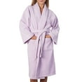 thumbnail image 6 of AlpineSwiss Blair Women Cotton Terry Cloth Bathrobe Shawl Collar Velour Spa Robe, 6 of 8