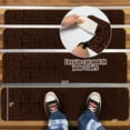 thumbnail image 2 of Gymax 15PCS Non-Slip Carpet Stair Treads 30'' x 8'' Mats Indoor for Wooden Steps Brown, 2 of 10