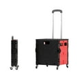 thumbnail image 1 of Maytalsory Caisse Roulante Multifonctionnelle pour Amateurs de Camping et de Randonnée Chariot Portable Pliable avec Roues Noir 4 Tours, 1 of 6