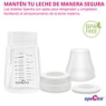 thumbnail image 2 of Botella de Almacenamiento de Leche Materna Spectra 160 ml 2 piezas Compatible con Extractores S1 S2 9+, 2 of 7