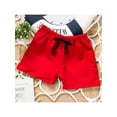thumbnail image 2 of Ame Summer Baby Boys Girls Shorts Cotton Kids Beach Shorts Pants Elastic Waist Sports Children Clothes 1-5T, 2 of 3