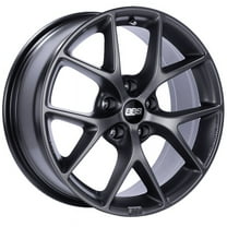 BBS SR Satin Grey Wheel with Painted Finish (18 x 8. inches /5 x 112 mm, 35 mm