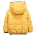 thumbnail image 2 of Richie House Little Boys Yellow Fleece Lining Hooded Padding Jacket 1/2, 2 of 3