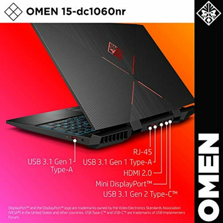 HP Omen 15-dc1000 Laptop 1920x1080 FHD Core i7 9750H