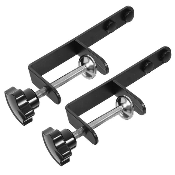 2 Pcs Desktop Peg Board Stand Pegboard Accessories Organize Office Black