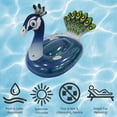 thumbnail image 4 of Pool Central 4.75' Purple Inflatable Peacock Swimming Pool Float, 4 of 5