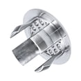 thumbnail image 4 of Uxcell 4 Pack 24mm Sink Trim Overflow Cover Ring Hole Insert in Round Caps, Silver, 4 of 5